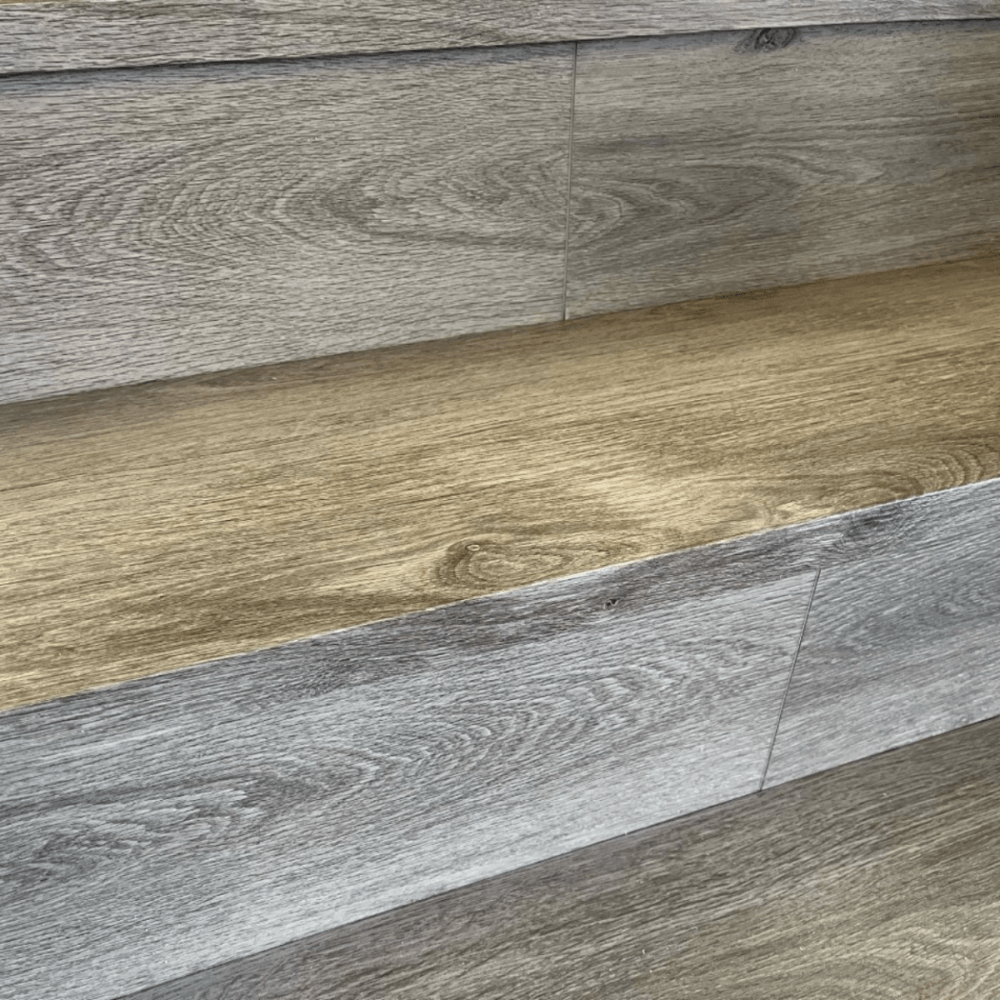 Musgrave Grey Oak SPC Vinyl Stair Tread – Single Step