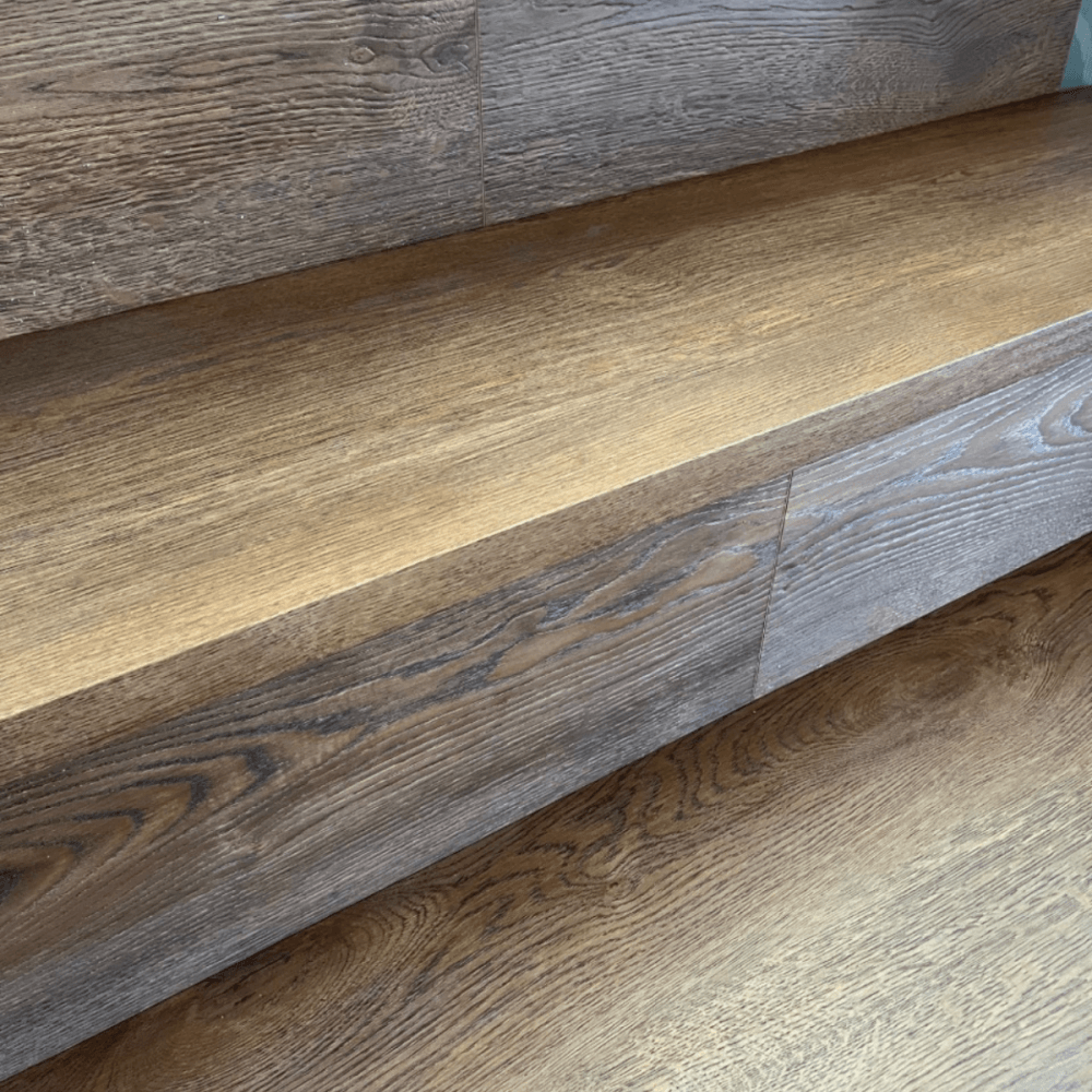 Hamilton Smoked Oak SPC Vinyl Stair Tread – Single Step