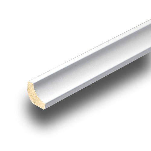 Laminate Scotia Beading – White – 2.4m Length