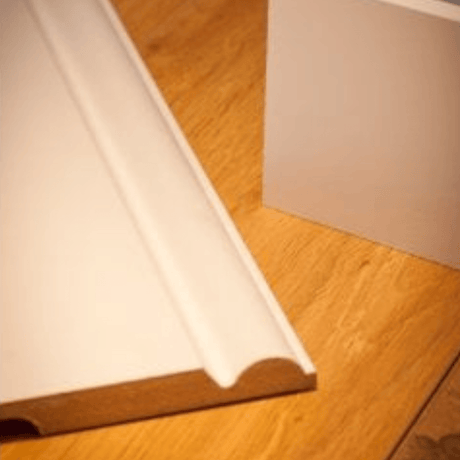 Laminate Skirting – White – 16mm Thick (130mm x 2400mm)