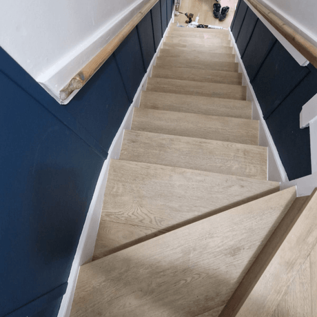 Fraser Natural Oak SPC Vinyl Stair Tread Set – 13 Steps