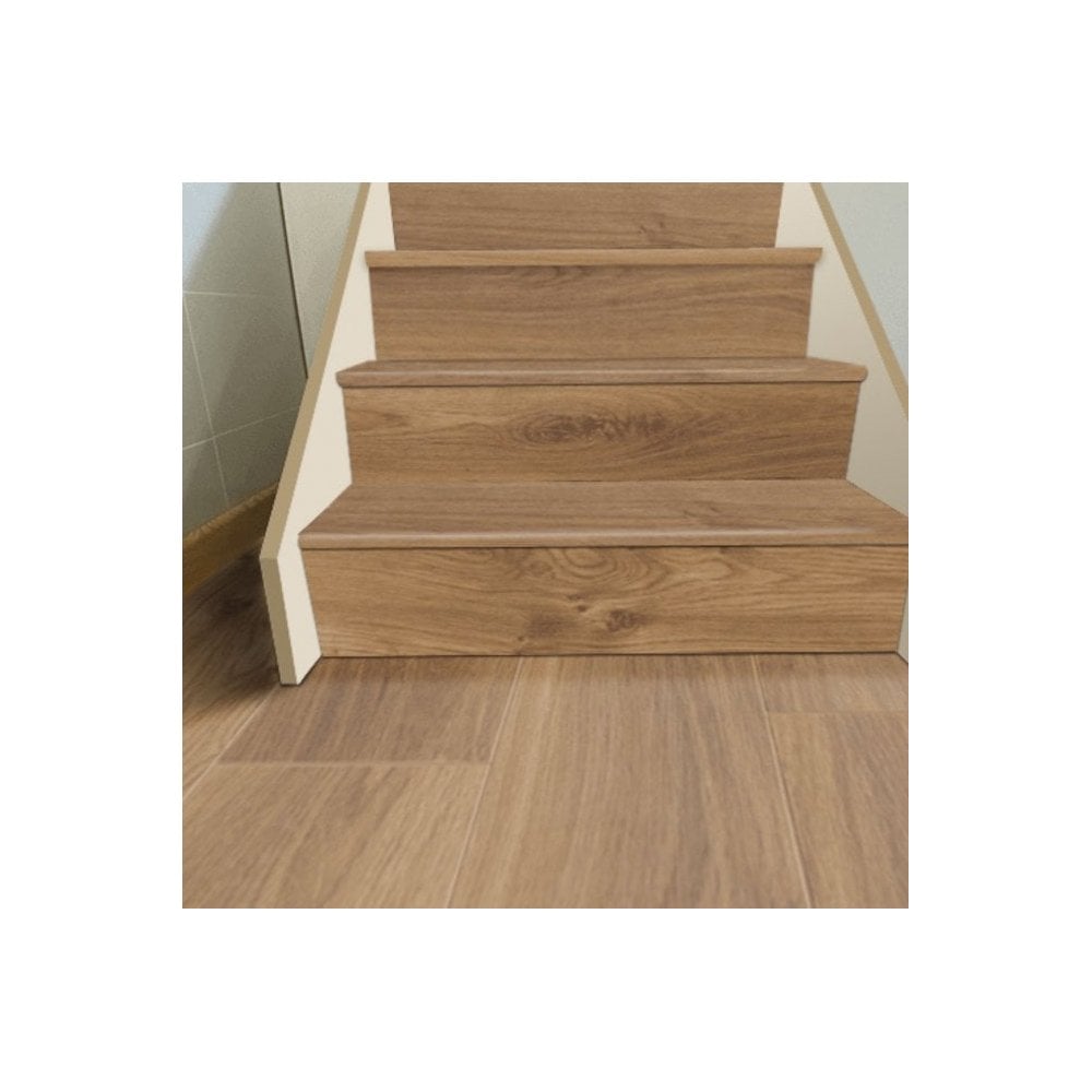 Bronx Natural Oak Laminate Stair & Riser – Single Step