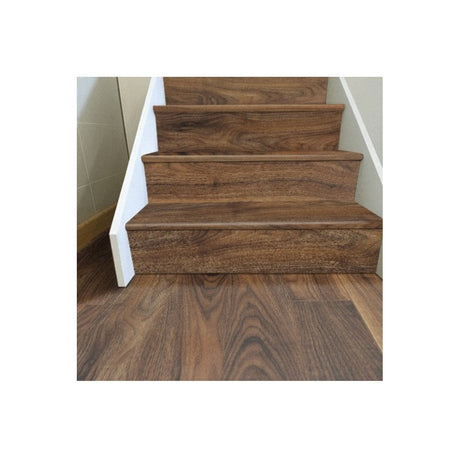 Williamsburg Walnut Laminate Stair & Riser – Single Step