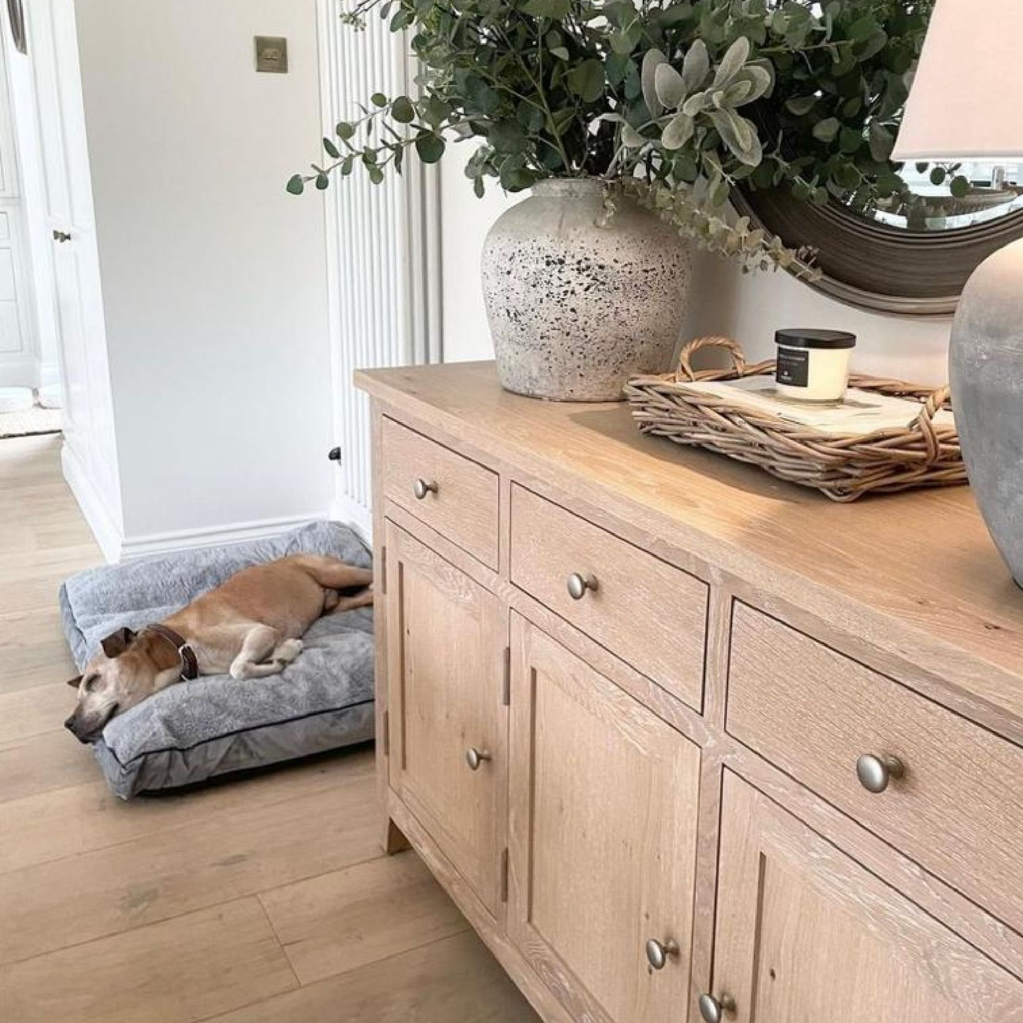 Wide Lucerne Oak Engineered Wood Flooring – Brushed & White Oiled – 240mm Wide