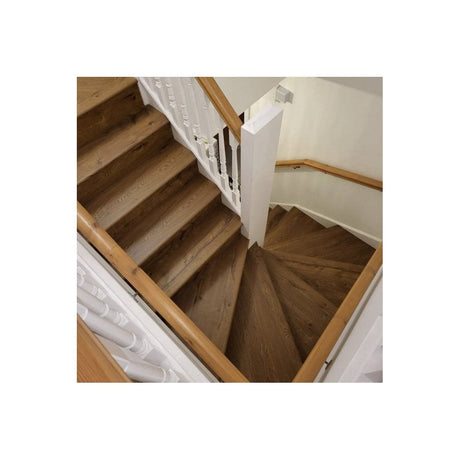Holborn Smoked Oak Laminate Stair & Riser Set – 13 Steps
