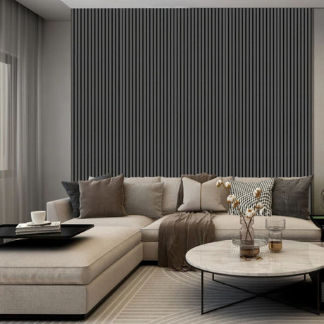 Sibiu Grey Wooden Wall Panelling – 21mm Thick (600mm x 2400mm)
