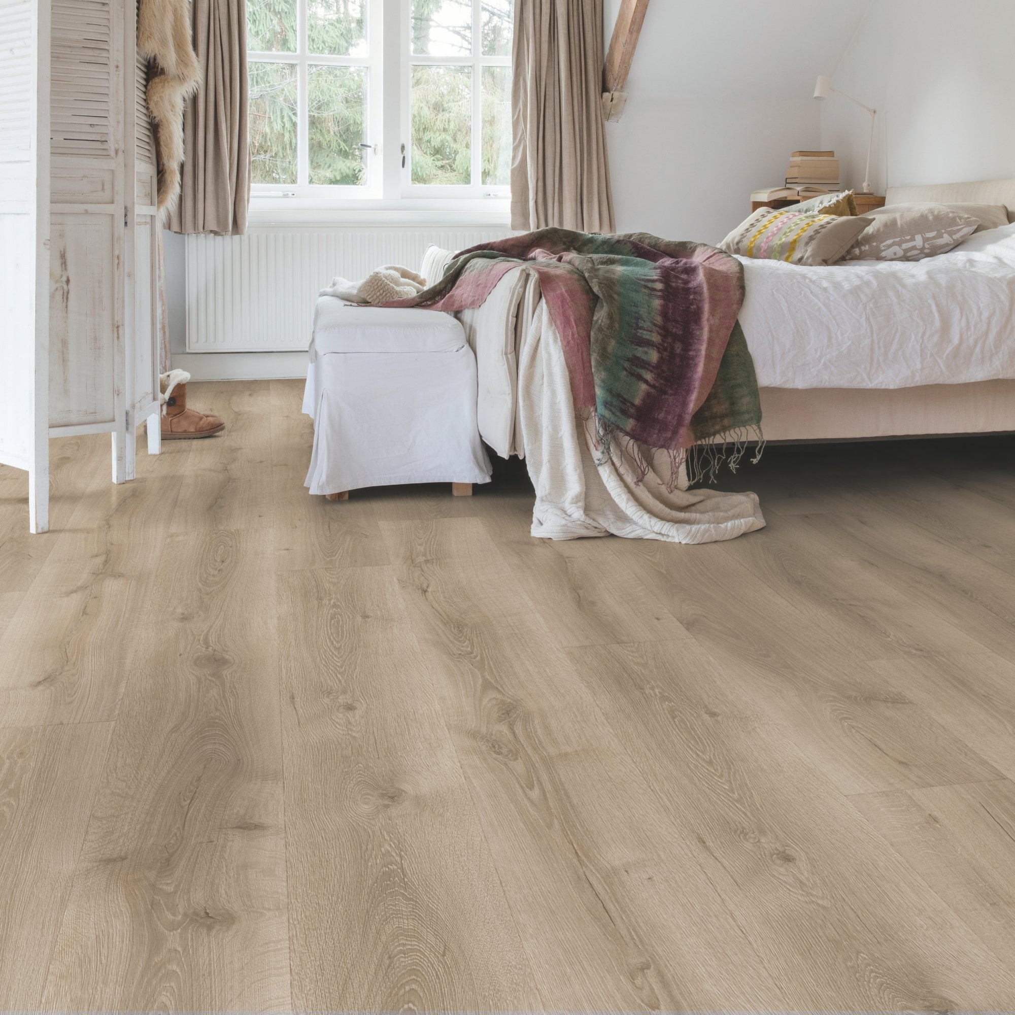 Desert Oak Brushed Grey Laminate Flooring – MJ3552 – 240mm Wide – 9.5mm Thick