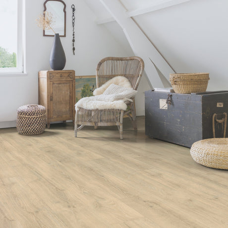 Woodland Oak Beige Laminate Flooring – MJ3545 – 240mm Wide – 9.5mm Thick