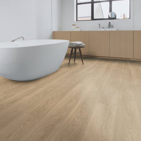 Light Brown Oak Laminate Flooring – MJ3555 – 240mm Wide – 9.5mm Thick