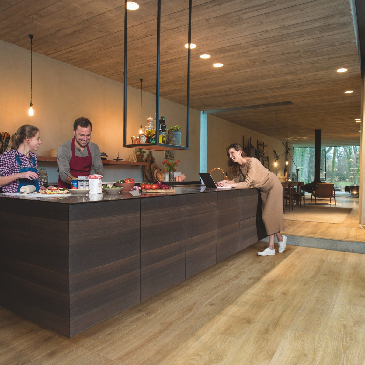 Woodland Oak Natural Laminate Flooring – MJ3546 – 240mm Wide – 9.5mm Thick