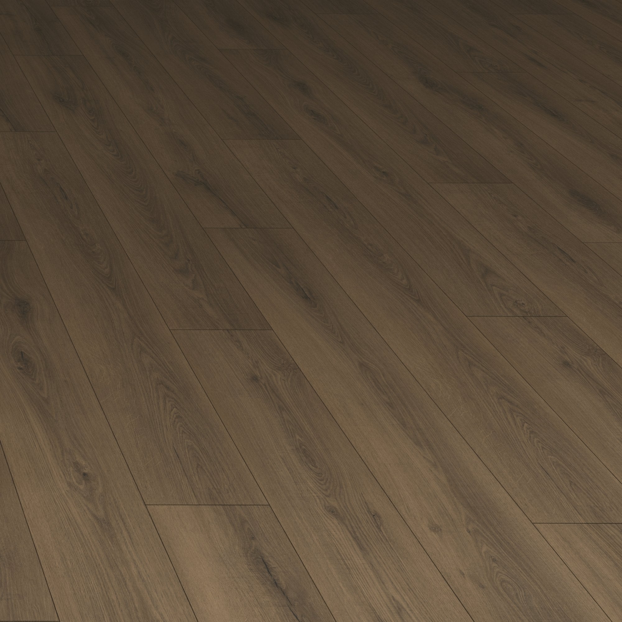 Warm Brown Oak Laminate Flooring – CLM5789 – 190mm Wide – 8mm Thick