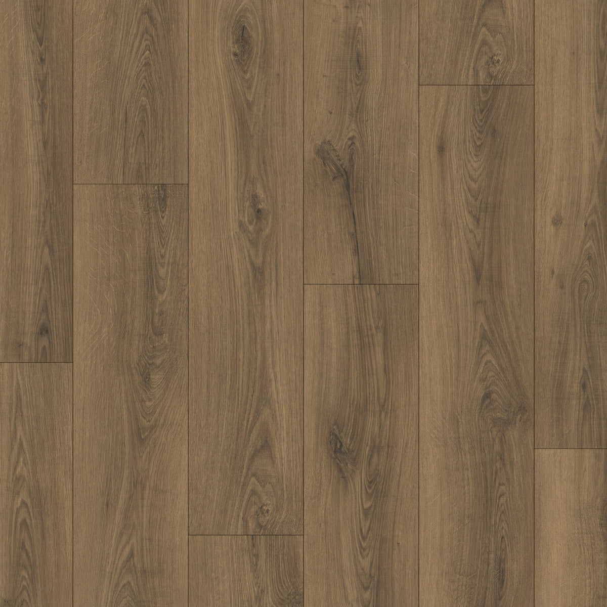 Warm Brown Oak Laminate Flooring – CLM5789 – 190mm Wide – 8mm Thick