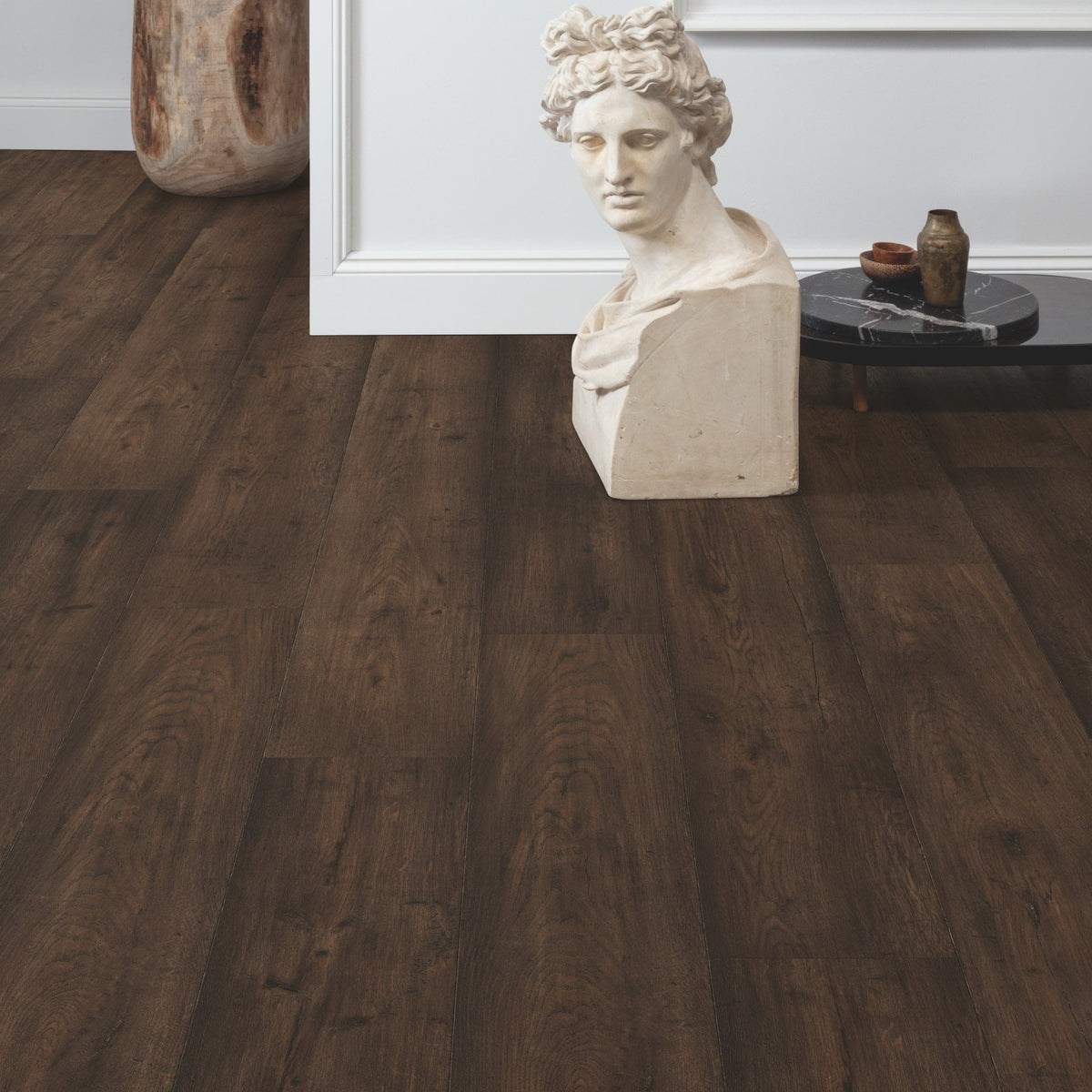 Waxed Oak Brown Laminate Flooring – SIG4756 – 212mm Wide – 9mm Thick