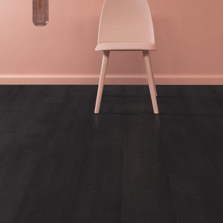 Painted Oak Black Laminate Flooring – SIG4755 – 212mm Wide – 9mm Thick