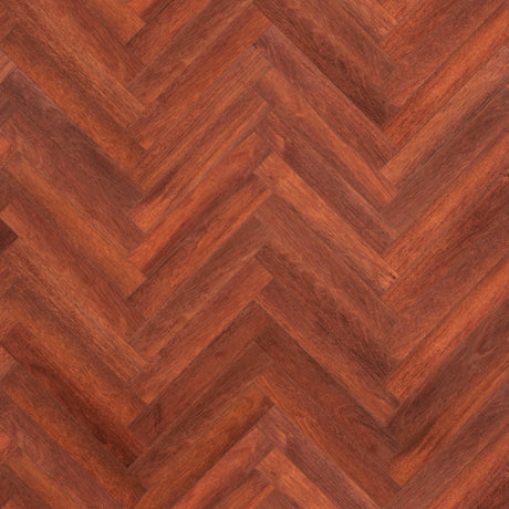 Merbau Brown Laminate Herringbone Parquet Flooring – 84mm Wide – 8mm Thick