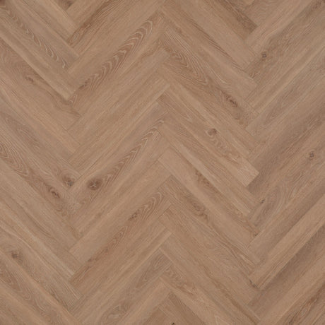 Bloom Light Brown Laminate Herringbone Parquet Flooring – 84mm Wide – 8mm Thick