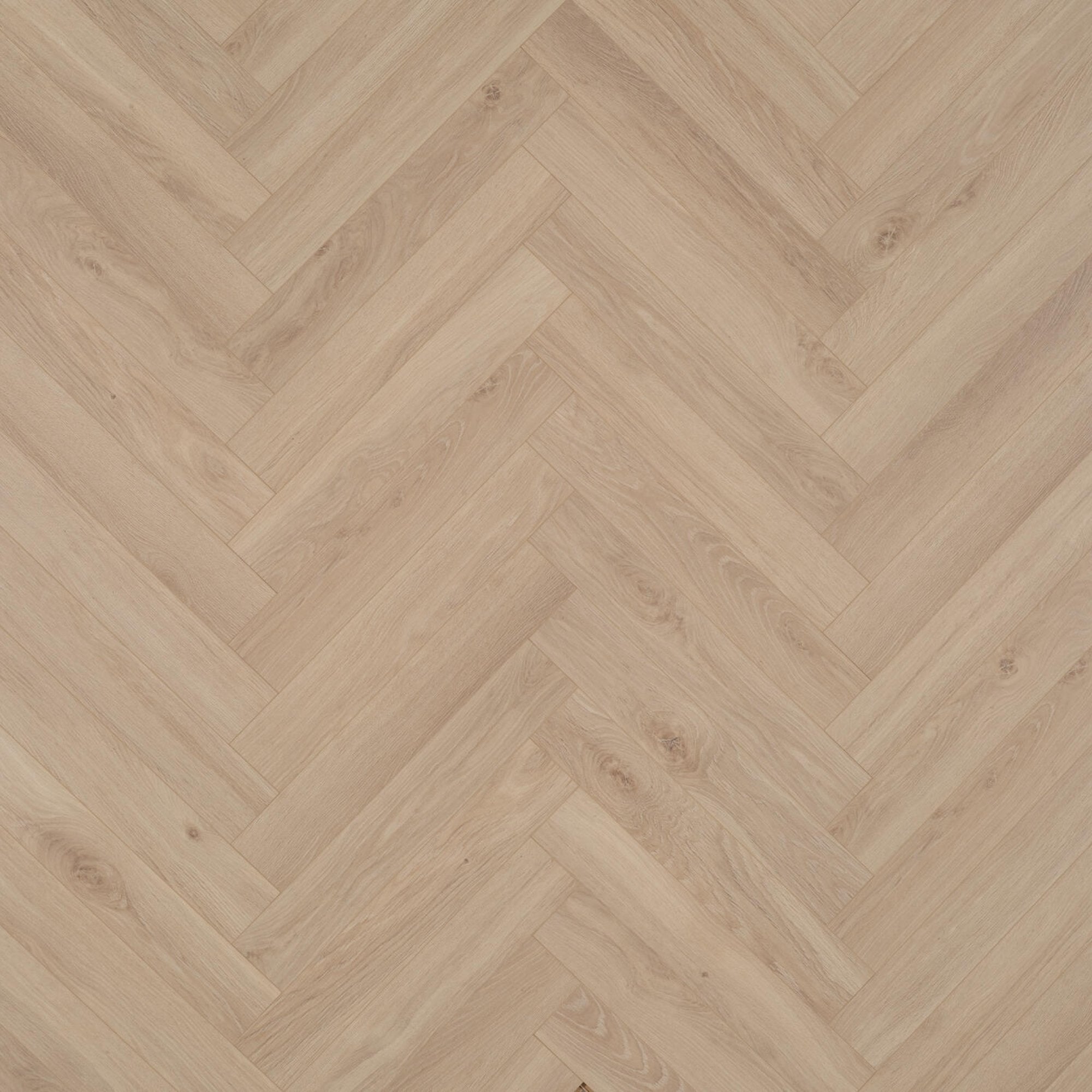 Bloom Sand Natural Laminate Herringbone Parquet Flooring – 84mm Wide – 8mm Thick