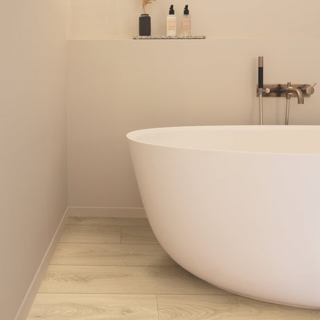 Desert Greige Oak Laminate Flooring – CLM5802 – 190mm Wide – 8mm Thick