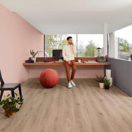 Bloom Light Brown Laminate Flooring – 190mm Wide – 8mm Thick