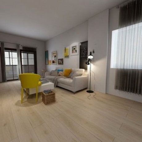 Long Beach Light Oak SPC Waterproof Vinyl Flooring – 180mm Wide – 6mm Thick