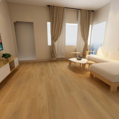Harbour Landings Natural Oak SPC Waterproof Vinyl Flooring – 180mm Wide – 6mm Thick