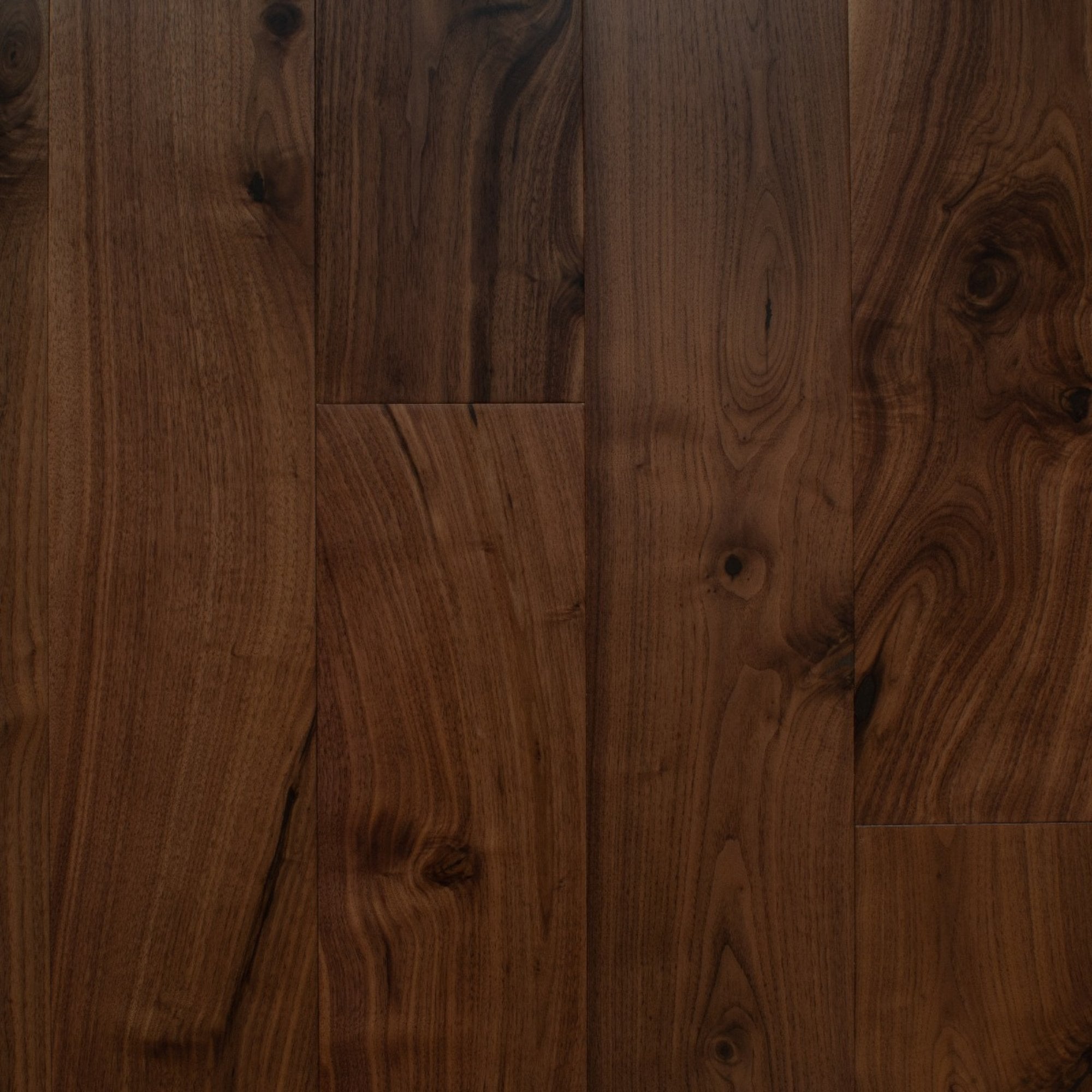 American Walnut Engineered Wood Flooring – Smooth Lacquered – 125mm Wide