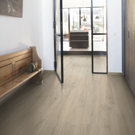 Brushed Oak Beige Laminate Flooring – SIG4764 – 212mm Wide – 9mm Thick