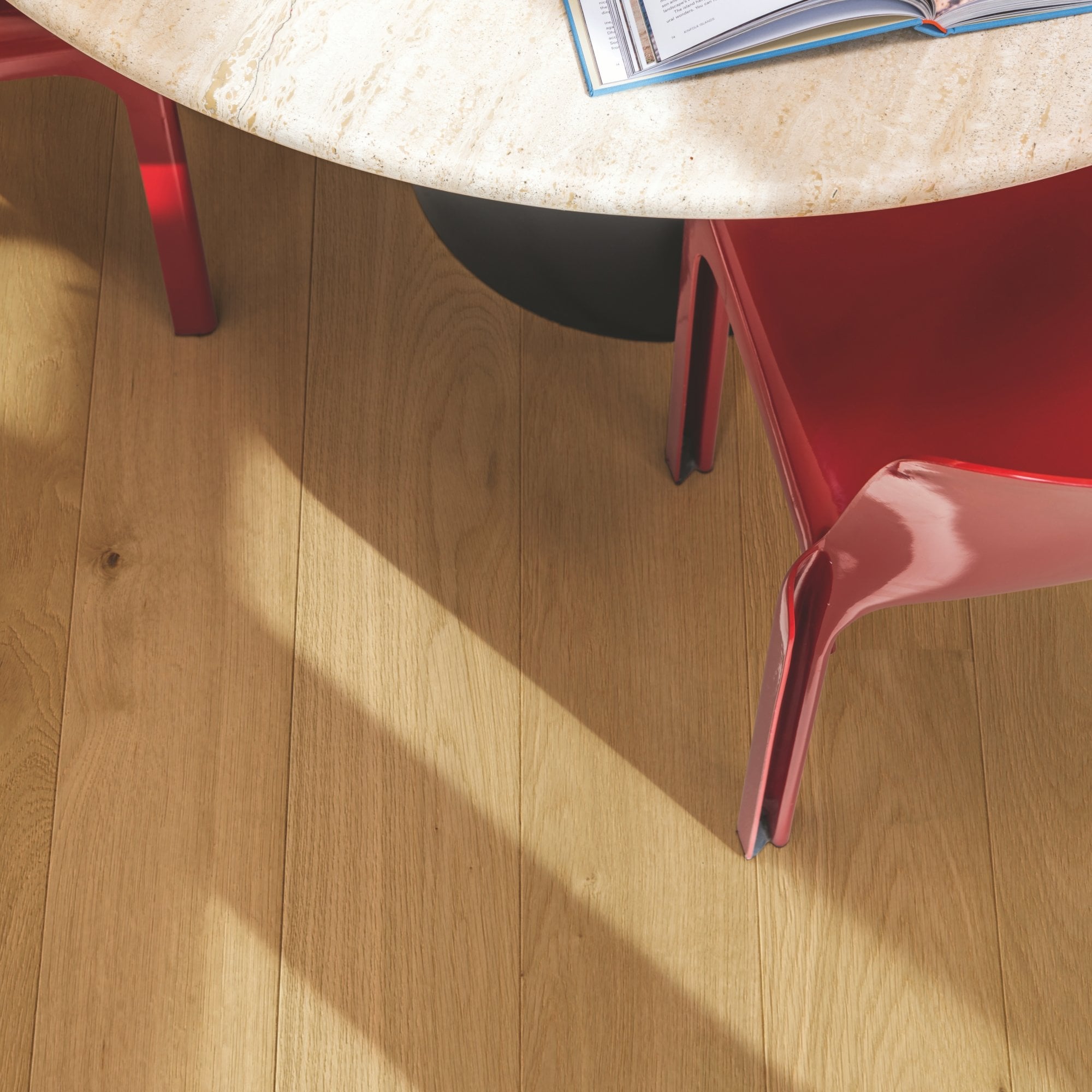Oak Brushed & Lacquered Solid Wood Flooring - 18mm Thick (150mm Wide)