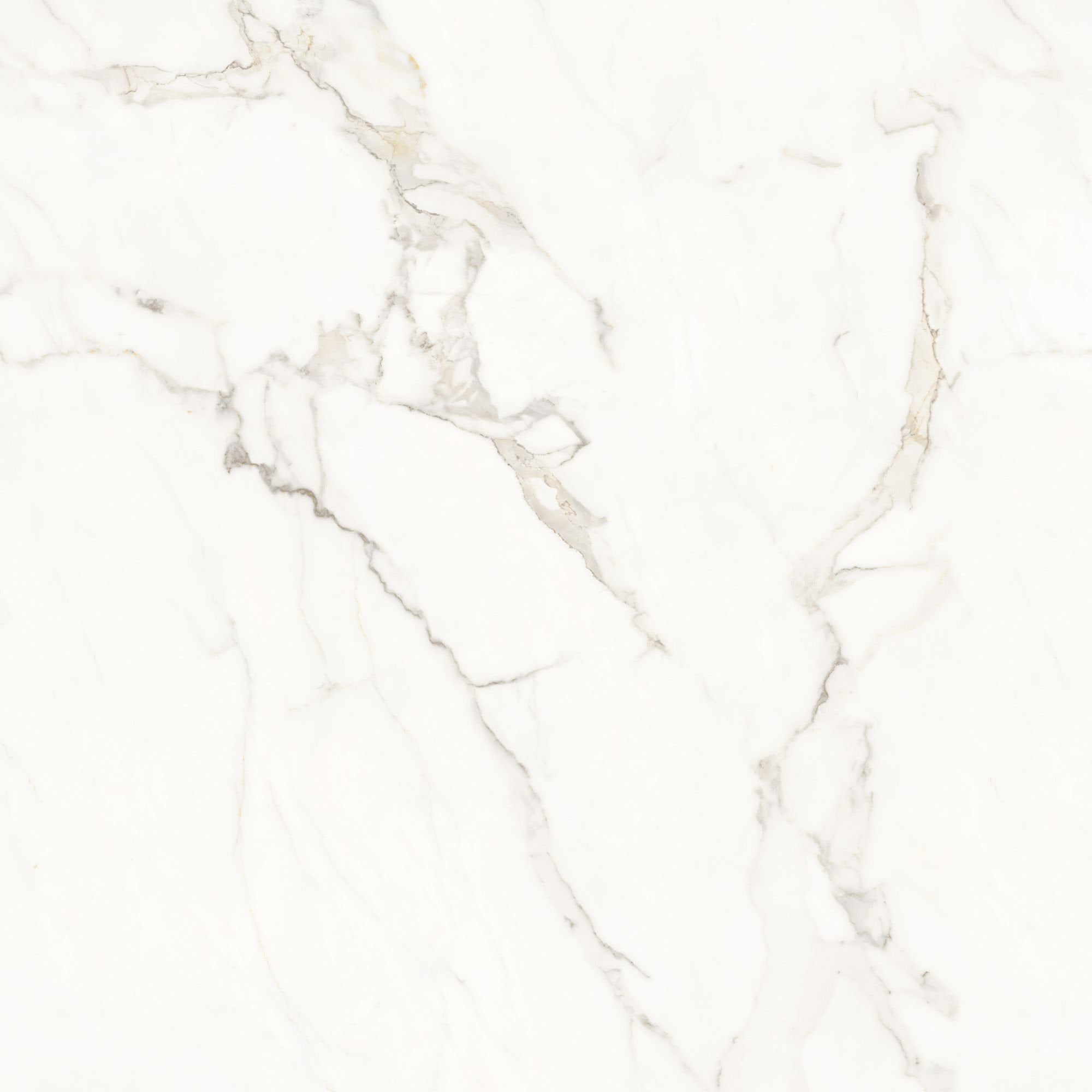 Ravello Gloss White Marble Inorganic Waterproof Flooring – 8mm Thick (400mm x 800mm, AC5)