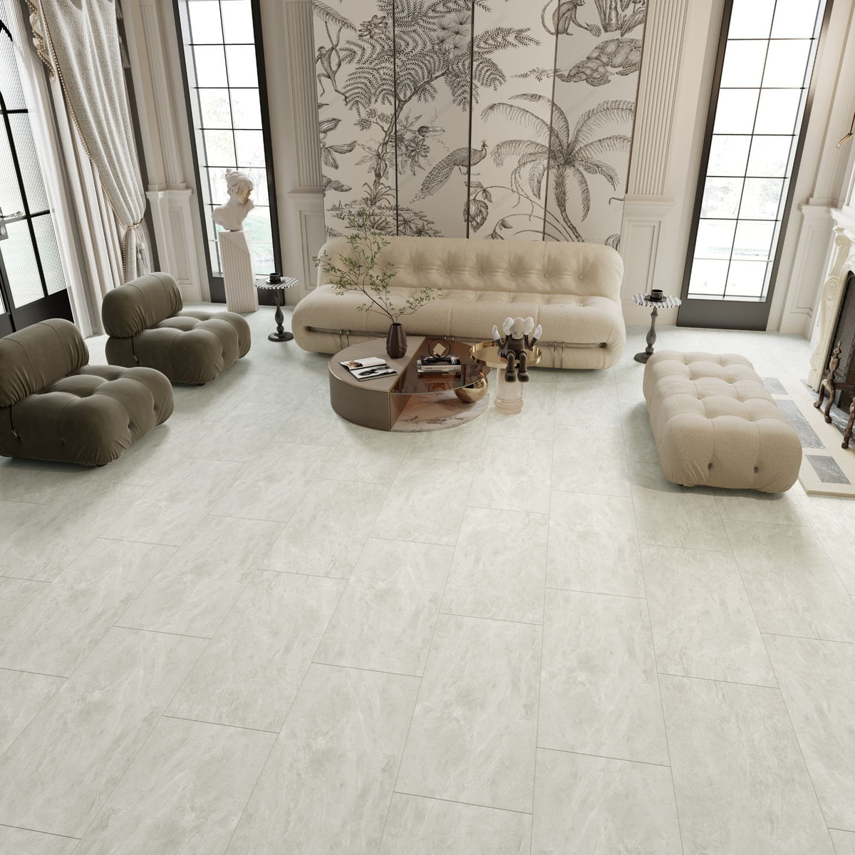 Amalfi Inorganic Waterproof Flooring – 8mm Thick (400mm x 800mm, AC5)