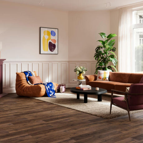 Hamilton Smoked Oak SPC Waterproof Vinyl Flooring – 6mm Thick (177mm x 1219mm)