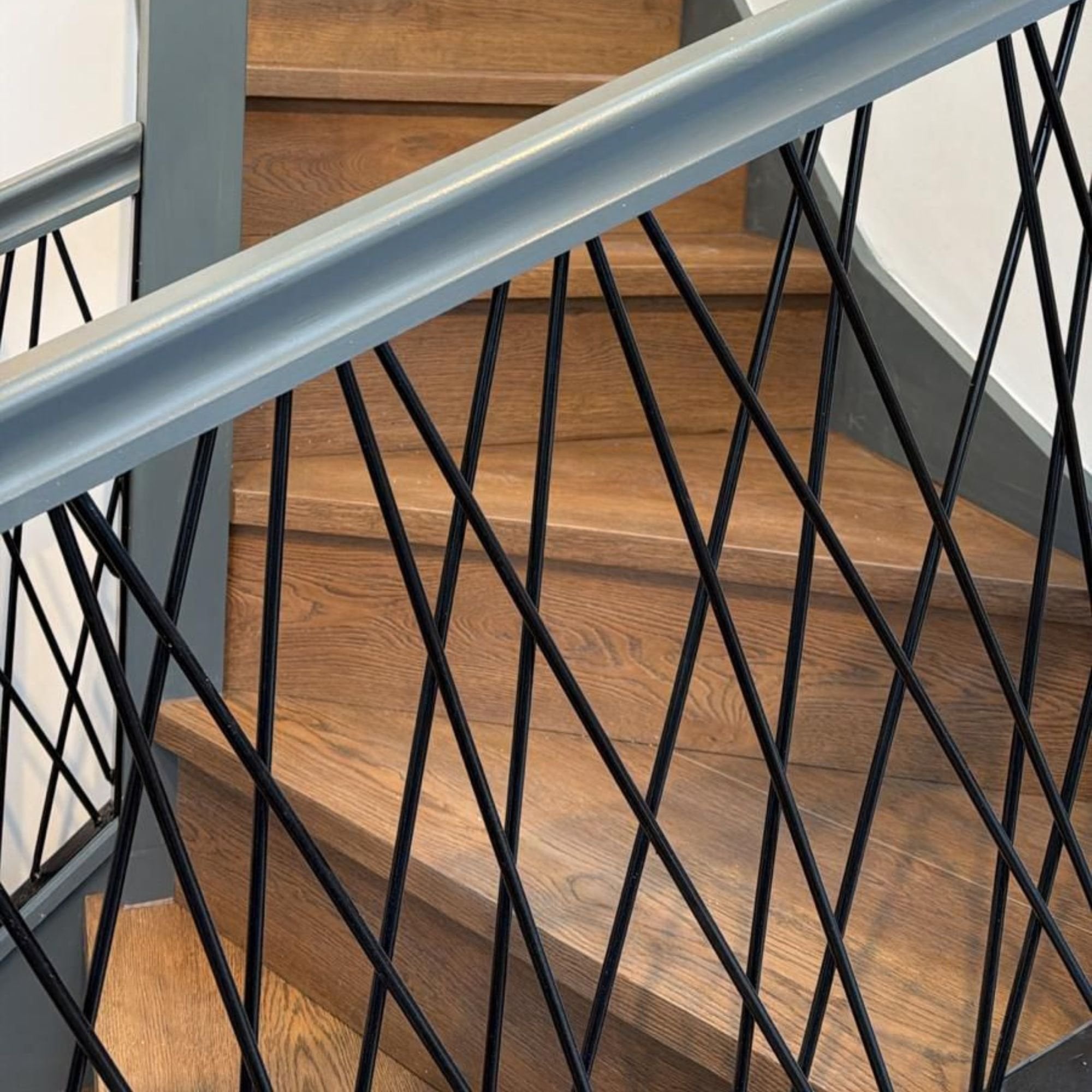 Hamilton Smoked Oak SPC Vinyl Stair Tread Set – 13 Steps