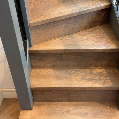 Hamilton Smoked Oak SPC Vinyl Stair Tread – Single Step