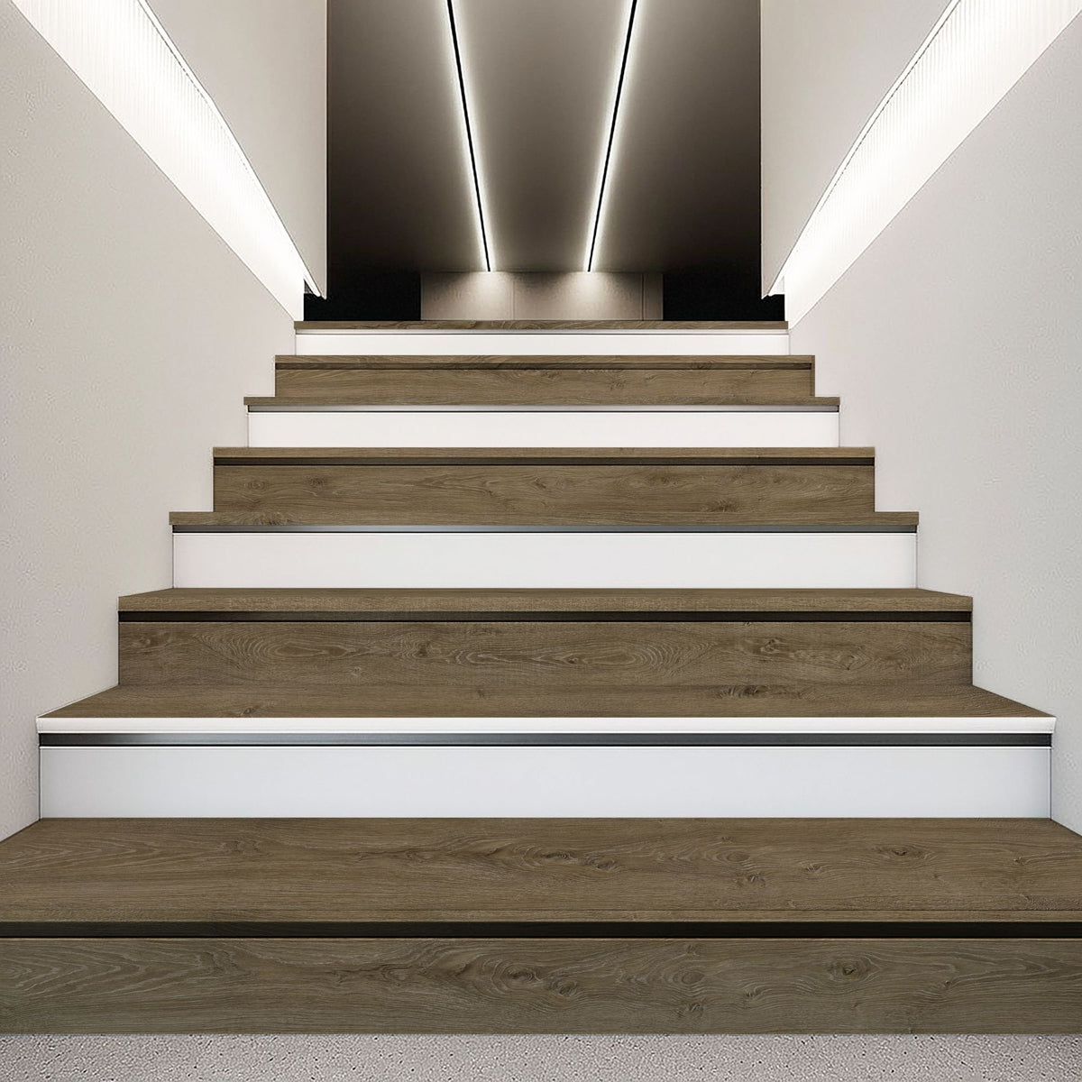 Svala Natural Oak Laminate Stair & Reversible Riser Set – 13 Steps
