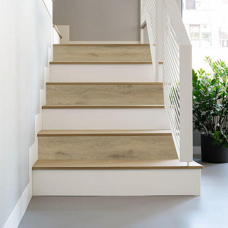 Alva Natural Oak Laminate Stair & Riser Set – Single Step
