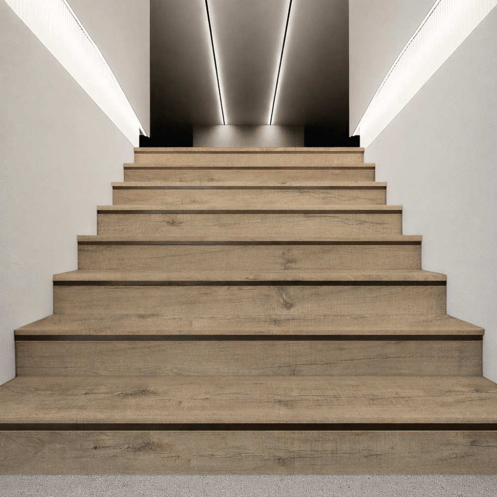 Lysa Natural Oak Laminate Stair & Reversible Riser Set – 13 Steps