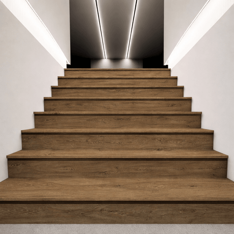 Svala Natural Oak Laminate Stair & Riser Set – Single Step