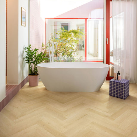 Ginger Oak Laminate Flooring - IMD8246 - 131mm wide - 8mm thick