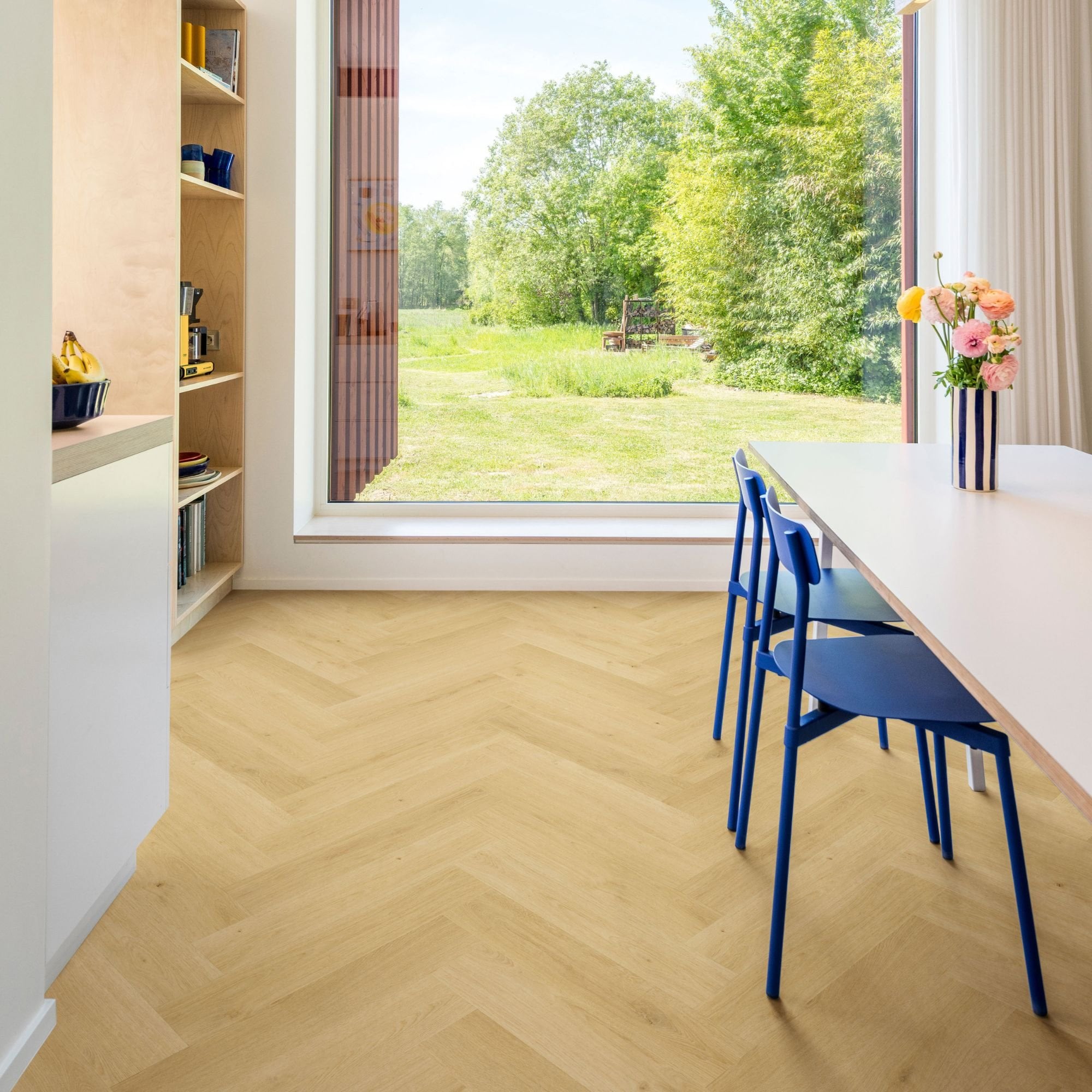 Nutmeg Oak Laminate Flooring - IMD8243 - 131mm wide - 8mm thick