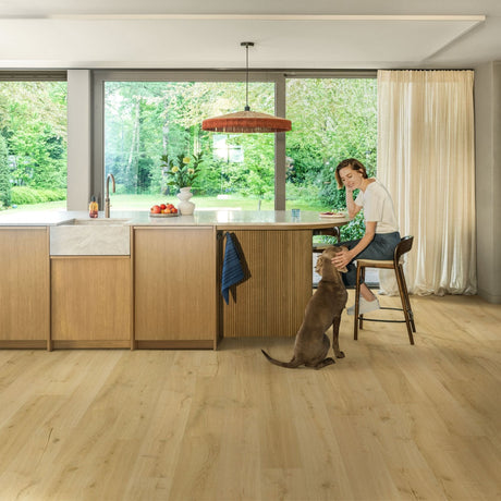 Almond Oak Laminate Flooring – IMU8255 – 190mm Wide – 12mm Thick