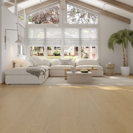 Tulip Blossom Oak Engineered Wood Flooring - Brushed & Lacquered - 190mm Wide - AB Grade