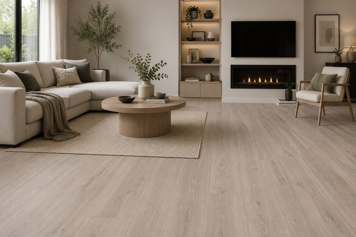Burgess Oak Laminate Flooring – 195mm Wide – 12mm Thick