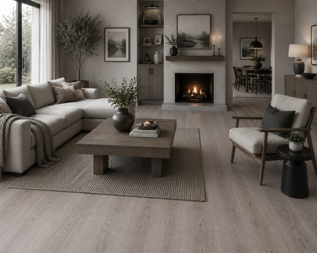 Rock Oak Laminate Flooring – 244mm Wide – 14mm Thick