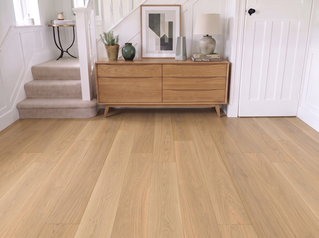 Wide Aleutian Oak Engineered Wood Flooring – Smooth & Oiled – 190mm Wide - AB Grade