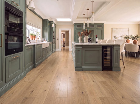 Wide Aleutian Oak Engineered Wood Flooring – Invisible Oiled – 240mm Wide