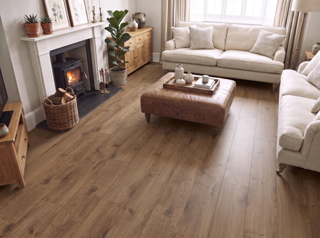 Allegro Brown Laminate Flooring – K1511 – 214mm Wide – 8mm Thick