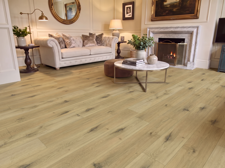Bay Island Natural Oak SPC Waterproof Vinyl Flooring – 180mm Wide – 6mm Thick