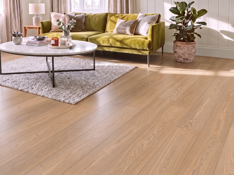 Brushed Ash Engineered Wood Flooring – Brushed & Lacquered – 190mm Wide