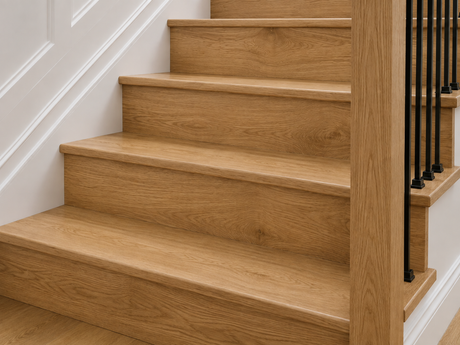 Elliot Natural Oak SPC Vinyl Stair Tread – Single Step