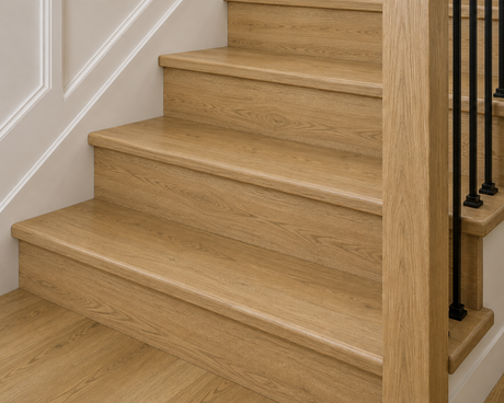 Fraser Natural Oak SPC Vinyl Stair Tread Set – 13 Steps